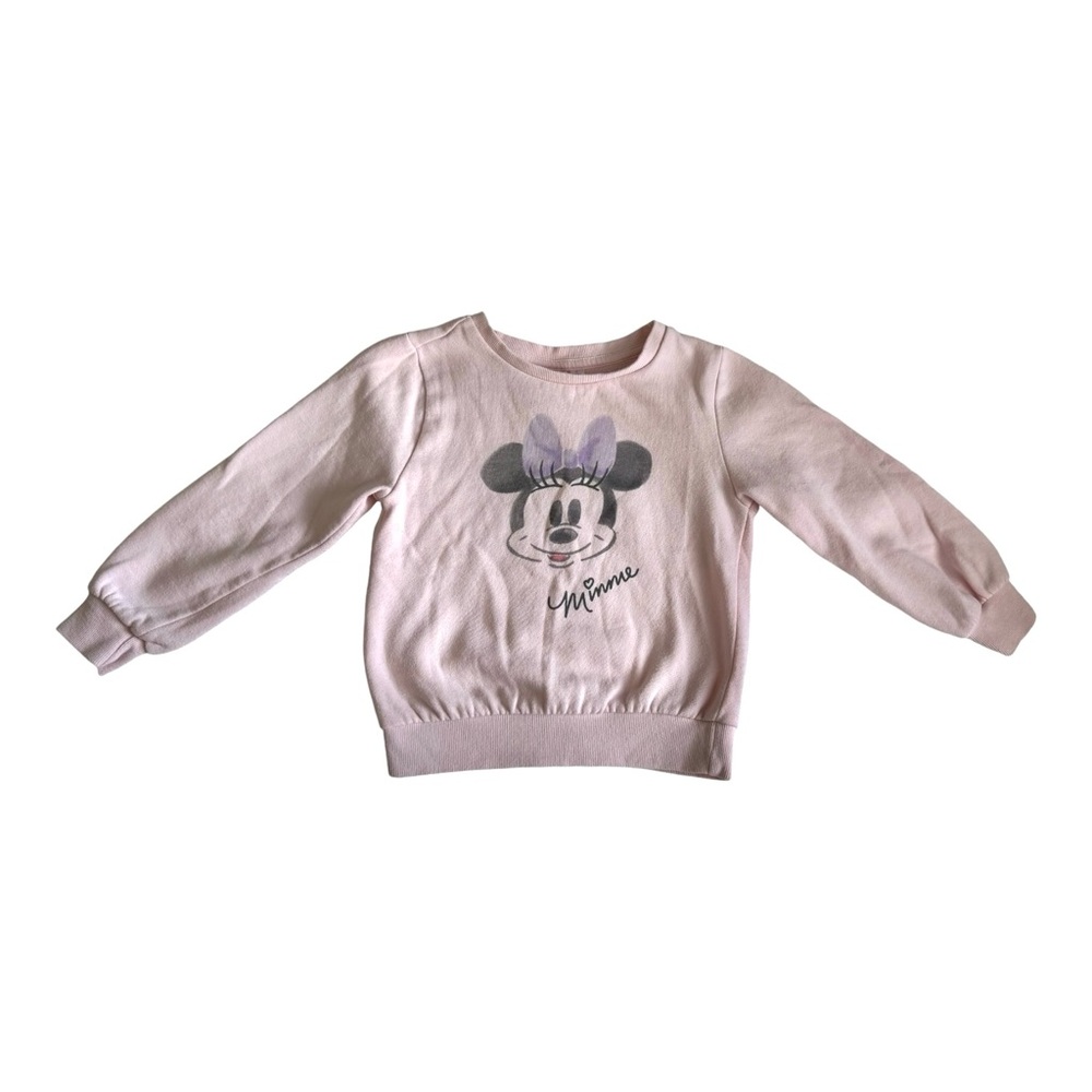 Disney Junior Minnie Mouse Light Pink Sweatshirt Toddler Size: 5T
